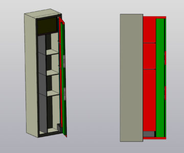 3D модель Сейф оружейный 1450х360х260