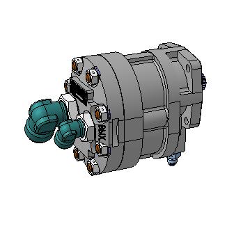 3D модель Насос НШ-39М