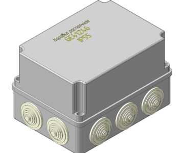 3D модель Коробка распаячная GE41246 IP-55