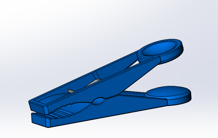 3D модель Прищепка из двух частей