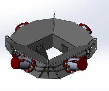 3D модель Оборудование для срезки свай квадратного сечения 400х400