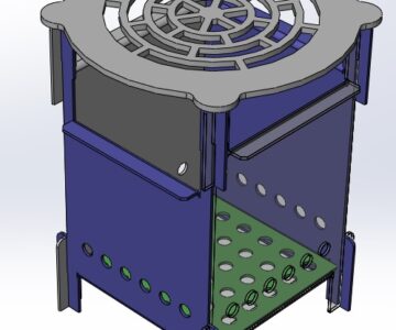 3D модель Щепочница походная