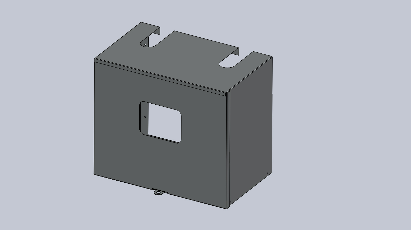 3D модель Ящик для газового счетчика