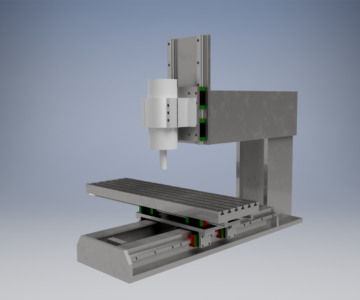 3D модель Станина ЧПУ фрезерного из листовой стали