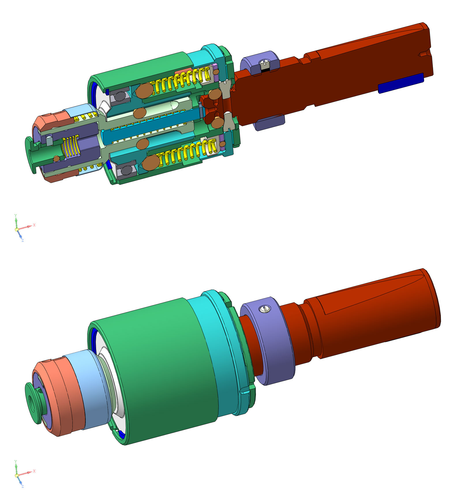 3D модель Патрон нереверсивный для нарезания резьб метчиками М6-М16 191.221.030 3d с параметризацией