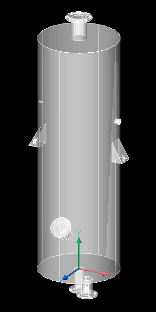 3D модель Деаэратор вакуумный ДВ-25