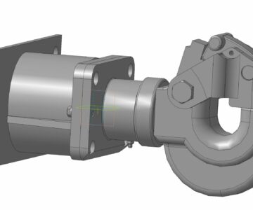 3D модель Тягово-сцепное устройство КРАЗ-63221