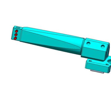 3D модель Державка летучего суппорта 2А636Ф1 ВРО-1318 СБ