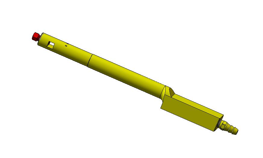 3D модель Державка с подачей СОЖ ВТО-598СБ