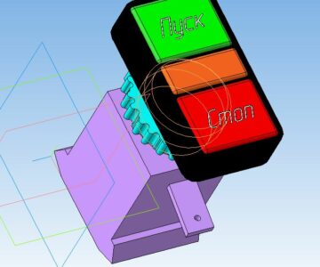 3D модель Кнопка пуск-стоп PPBB-30N