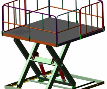 3D модель Стол ножничный ТТ-3000