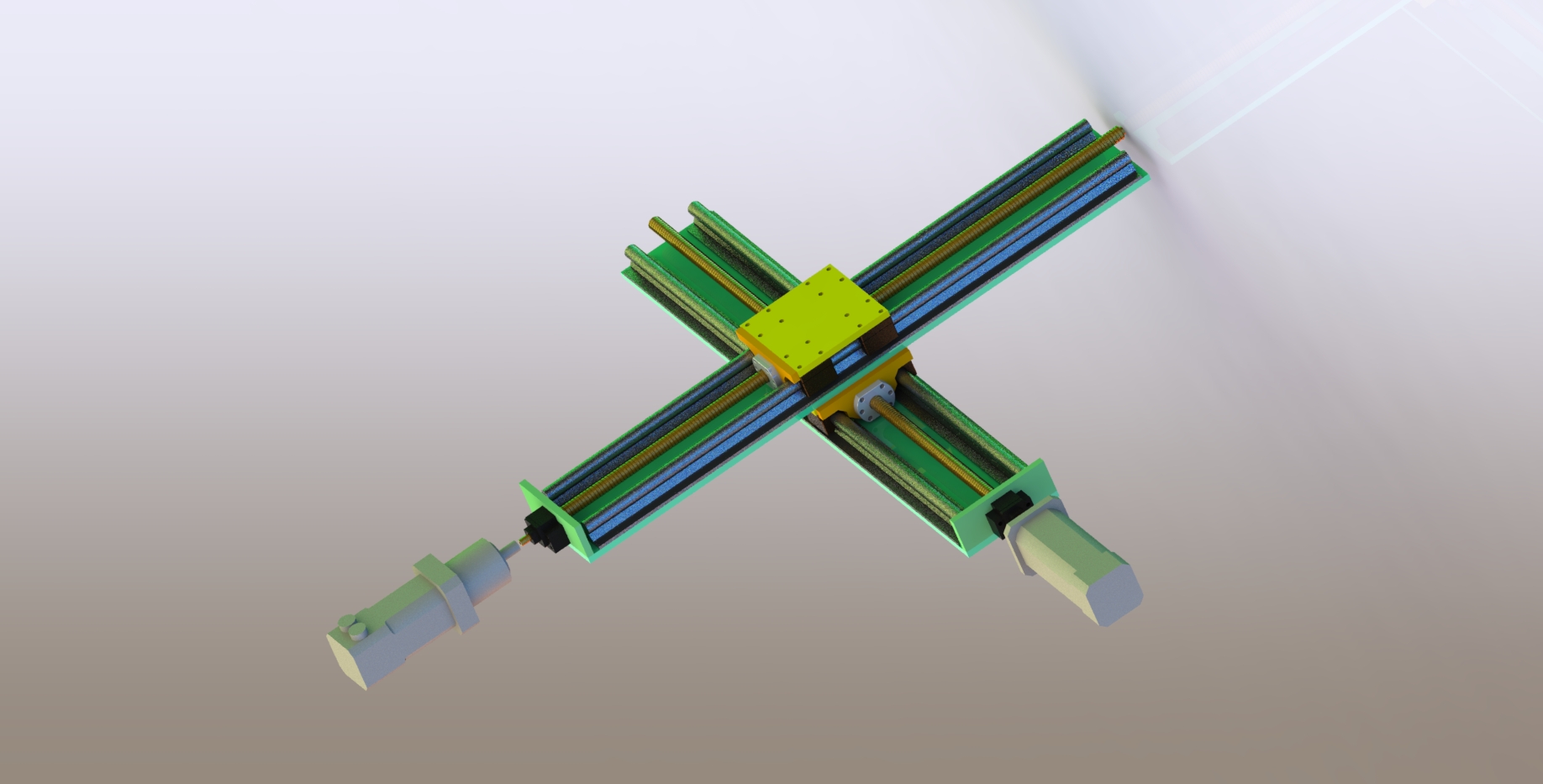 3D модель Двухосевой стенд