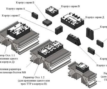 3D модель Набор твердотельных реле