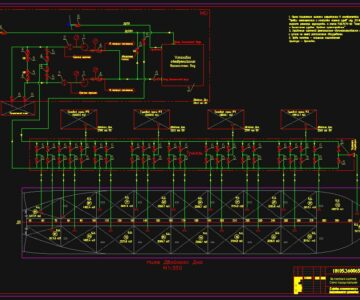 Чертеж Проектирование балластной системы судна