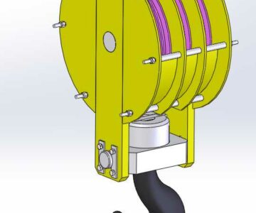 3D модель Крюковая подвеска 16 т
