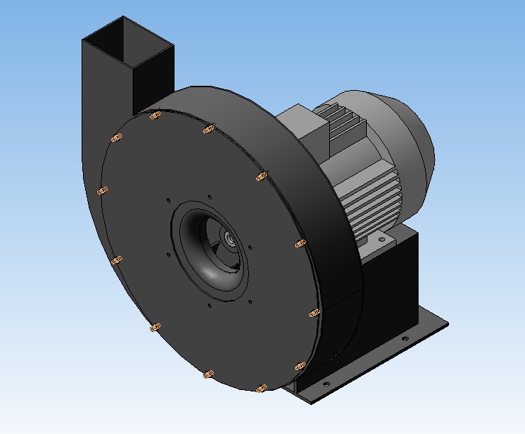 3D модель Вентилятор ВР-140-15