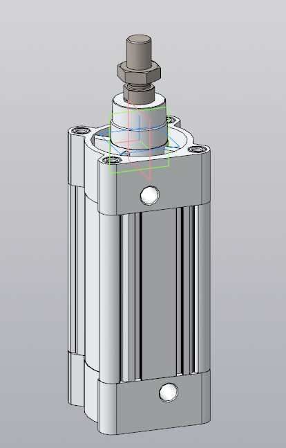 3D модель Пневмоцилиндр Festo DSBC-80-100-PA-N3