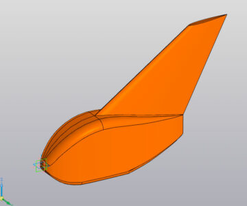 3D модель Обтекатель колеса дельталета Р-16 Урал