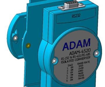 3D модель Модуль RS232/485 ADAM-4520