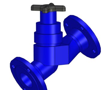 3D модель Клапан балансировочный Гранбаланс КБЧ Ду65-150