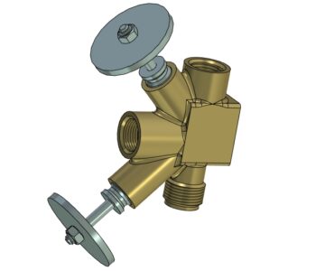 3D модель Клапан для манометров 521-35.3404-04