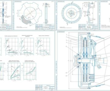 Чертеж Расчет автомобиля с разработкой сцепления
