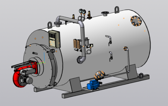 3D модель Паровой котел КПо-1600