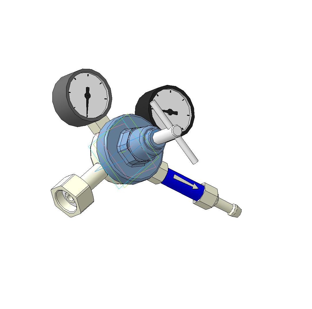 3D модель Кислородный редуктор БКО-50-10