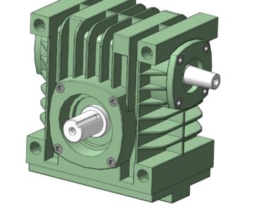 3D модель Редуктор 2ЧМ-63 габаритная модель