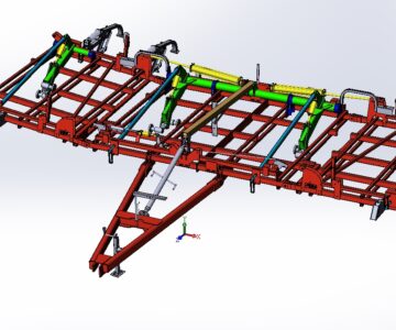 3D модель Культиватор аналог Case IH tiger-mate® 200