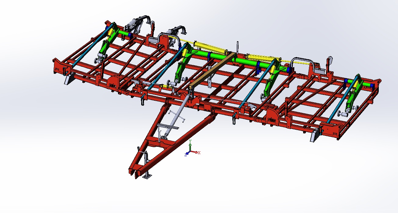 3D модель Культиватор аналог Case IH tiger-mate® 200