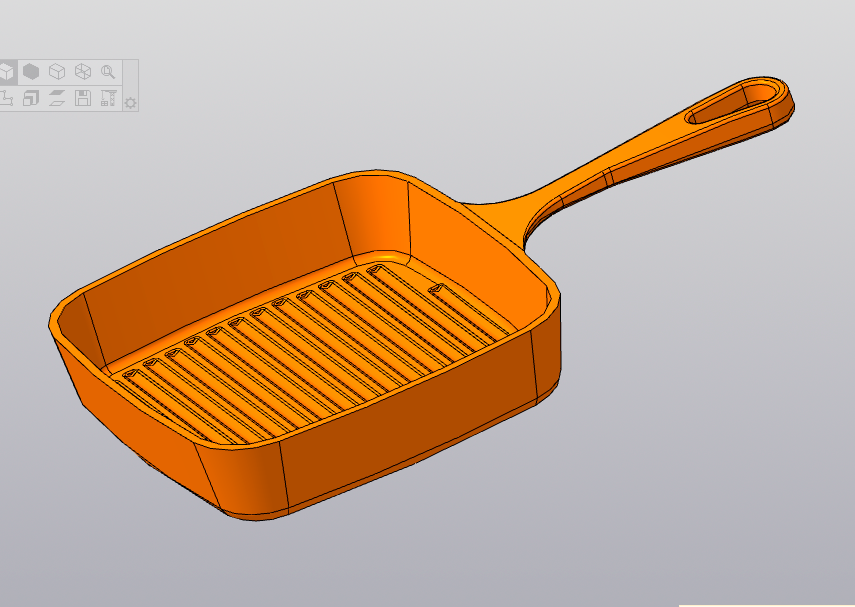 3D модель Гриль-сковорода