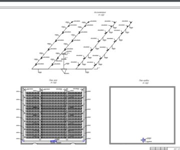 Чертеж Проектирование СКВ зрительного зала кинотеатра
