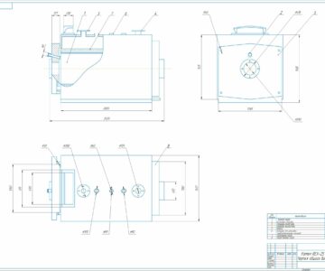 Чертеж Котел REХ-25