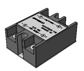 3D модель Твердотельное реле серии HD KIPPRIBOR