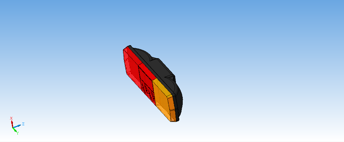 3D модель Стоп сигнал ФП-130 (ЗИЛ, КАМАЗ, МАЗ)