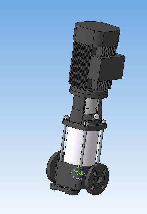 3D модель Насос GRUNDFOS CR 3-11 и изделия  СТ-12.12.2018