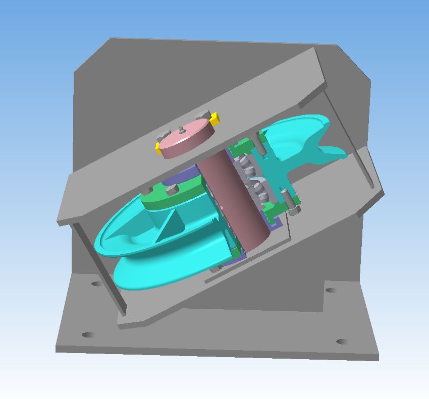 3D модель Блок обводной