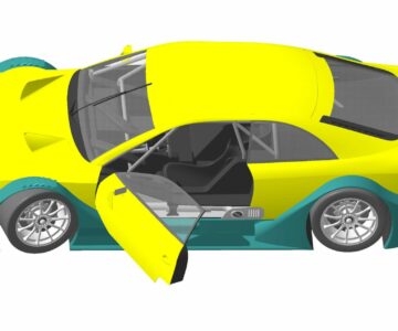 3D модель Гоночный автомобиль DTM