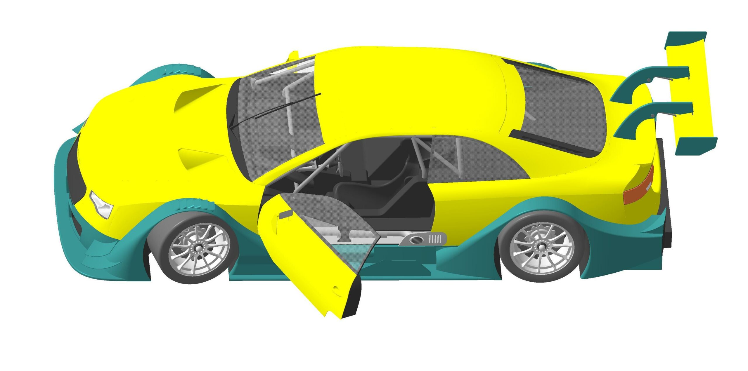 3D модель Гоночный автомобиль DTM