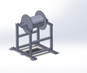 3D модель Барабан и подставка для размотки проволоки