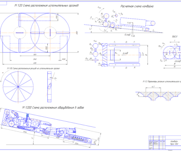 Чертеж Обоснование выбора и расчет параметров добычного оборудования участка калийной шахты Урал 10А