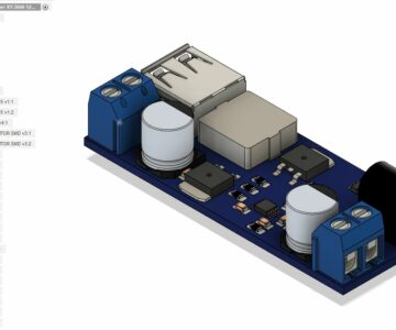 3D модель Понижающий преобразователь DC-DC XY3606