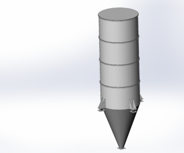 3D модель Силос 50м3