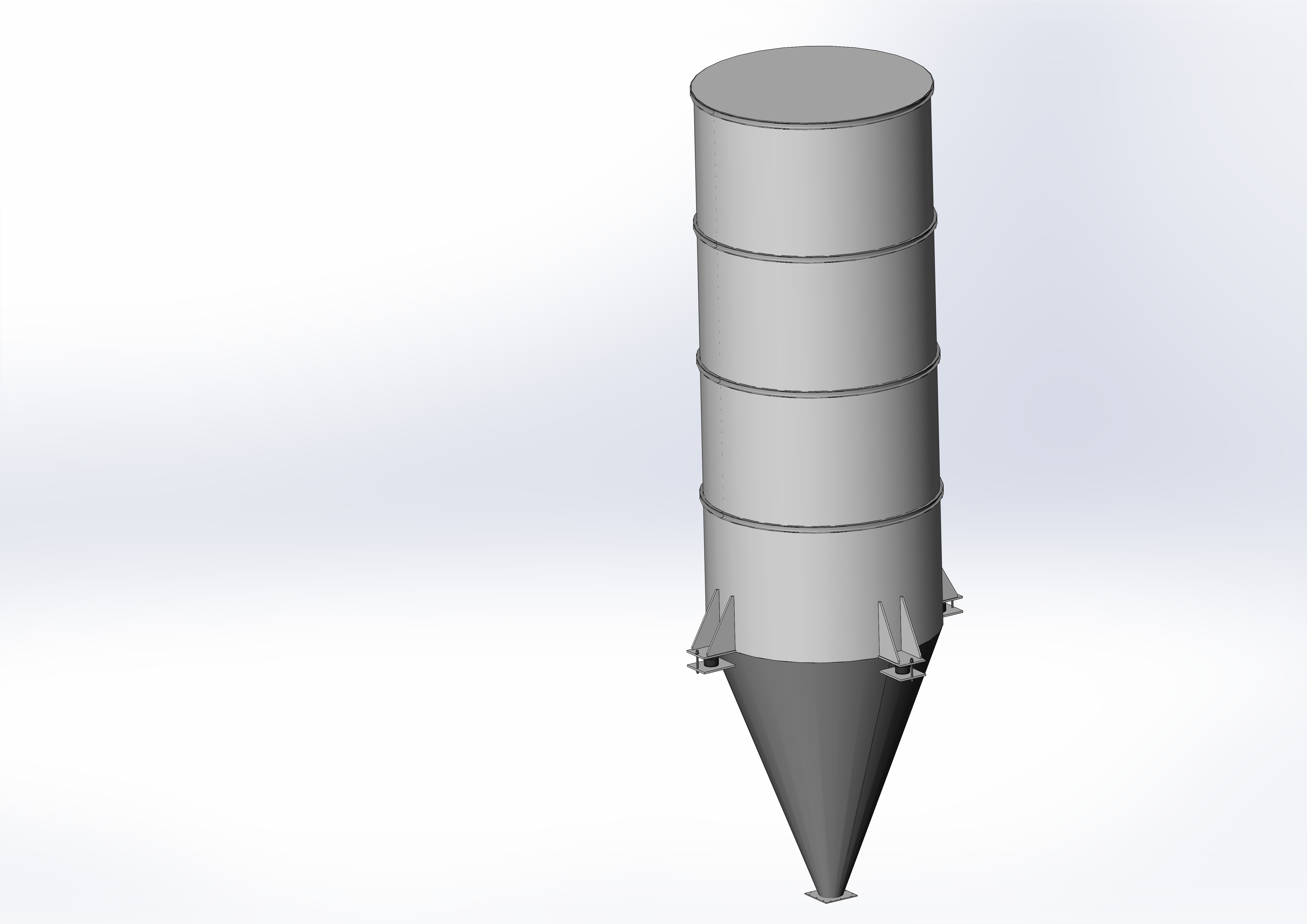 3D модель Силос 50м3