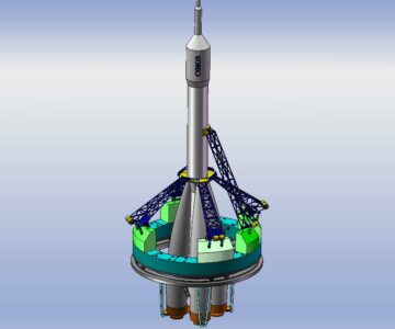 3D модель Малый стартовый комплекс в Гвиане (общий вид)