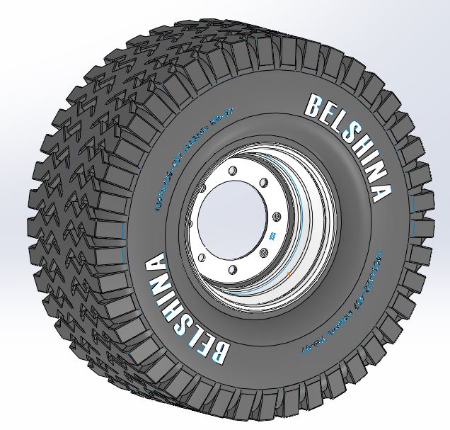 3D модель Колесо комплектное КФ-97 14PR Pronar 13.00x18 ET0