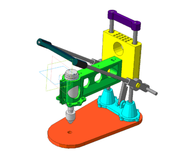 3D модель Мини сверлильный станок