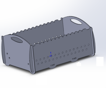 3D модель Мангал разборный для плазменной резки