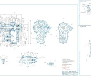 Чертеж Спроектировать подключаемый передний привод на раздаточной коробке ИЖ-2126